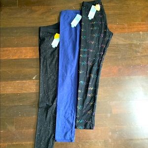 3 Pairs of Girl’s Size XL Leggings - BRAND NEW